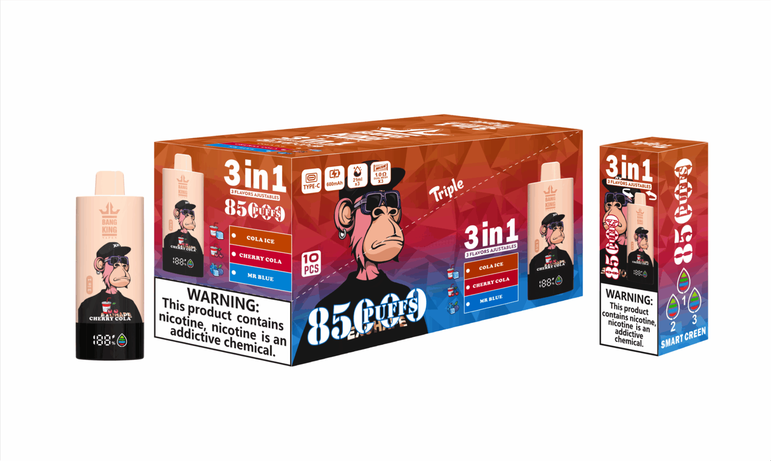 Bang King Triple 85000 Puffs - Disposable Vape