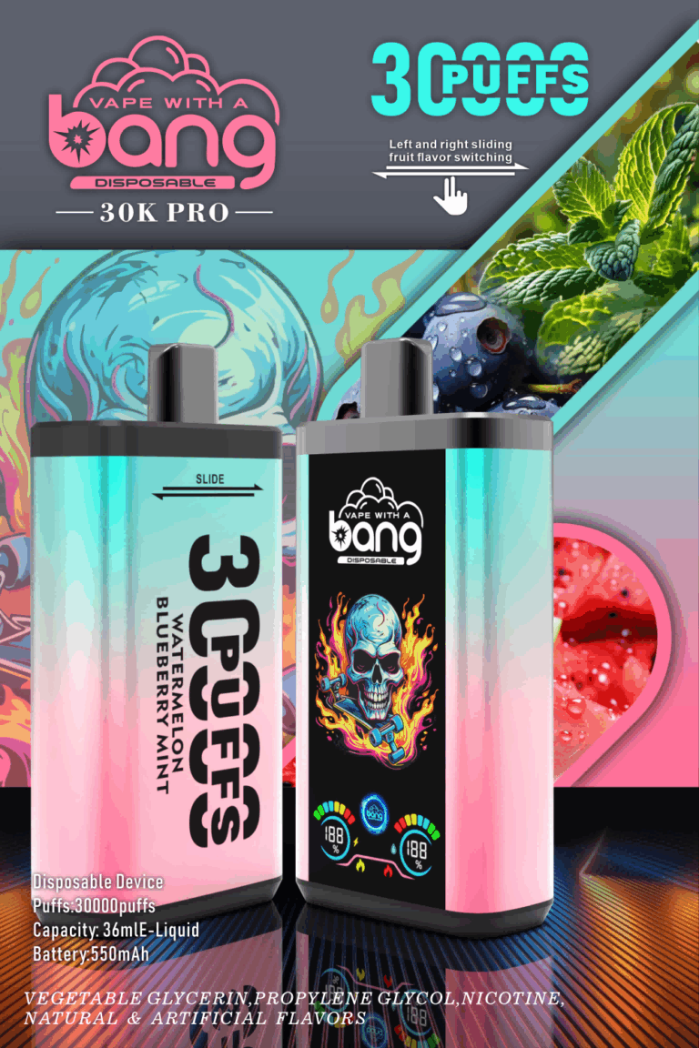 Bang 30000 Puffs - Dual Flavors - Display Screen - Disposable Vape overview