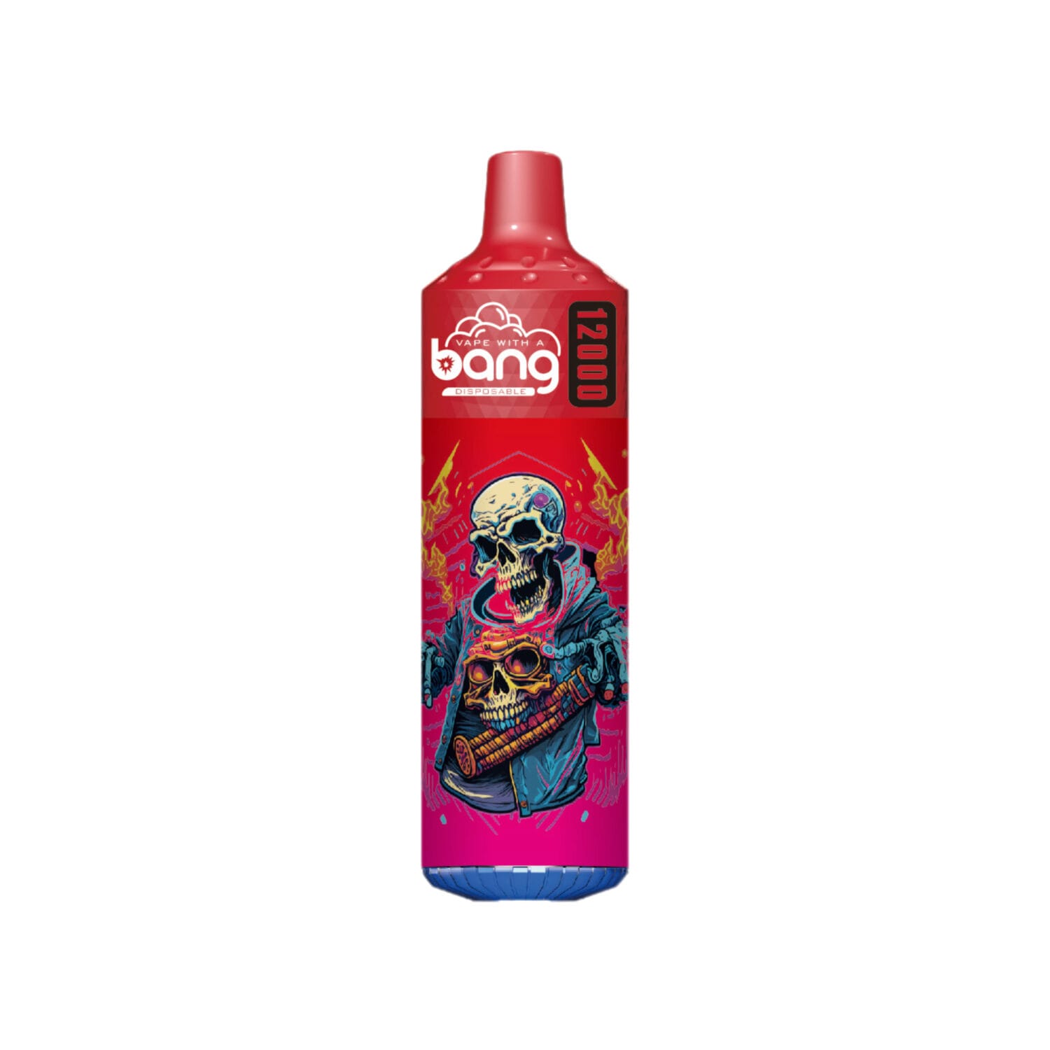 Bang 12000 Puffs Disposable Vape Front View with LED Bottom – No Display Screen