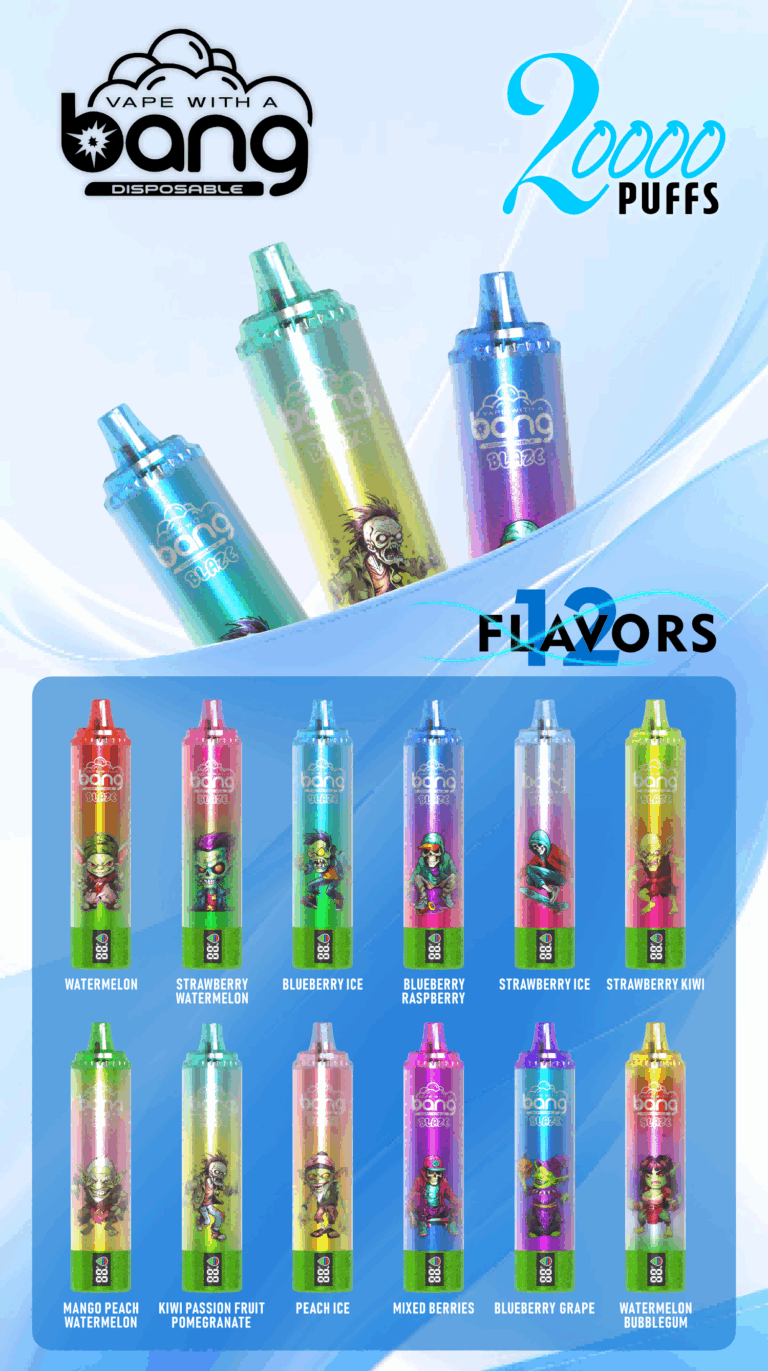 Bang 20000 Puffs - Blaze - Disposable Vape specifications
