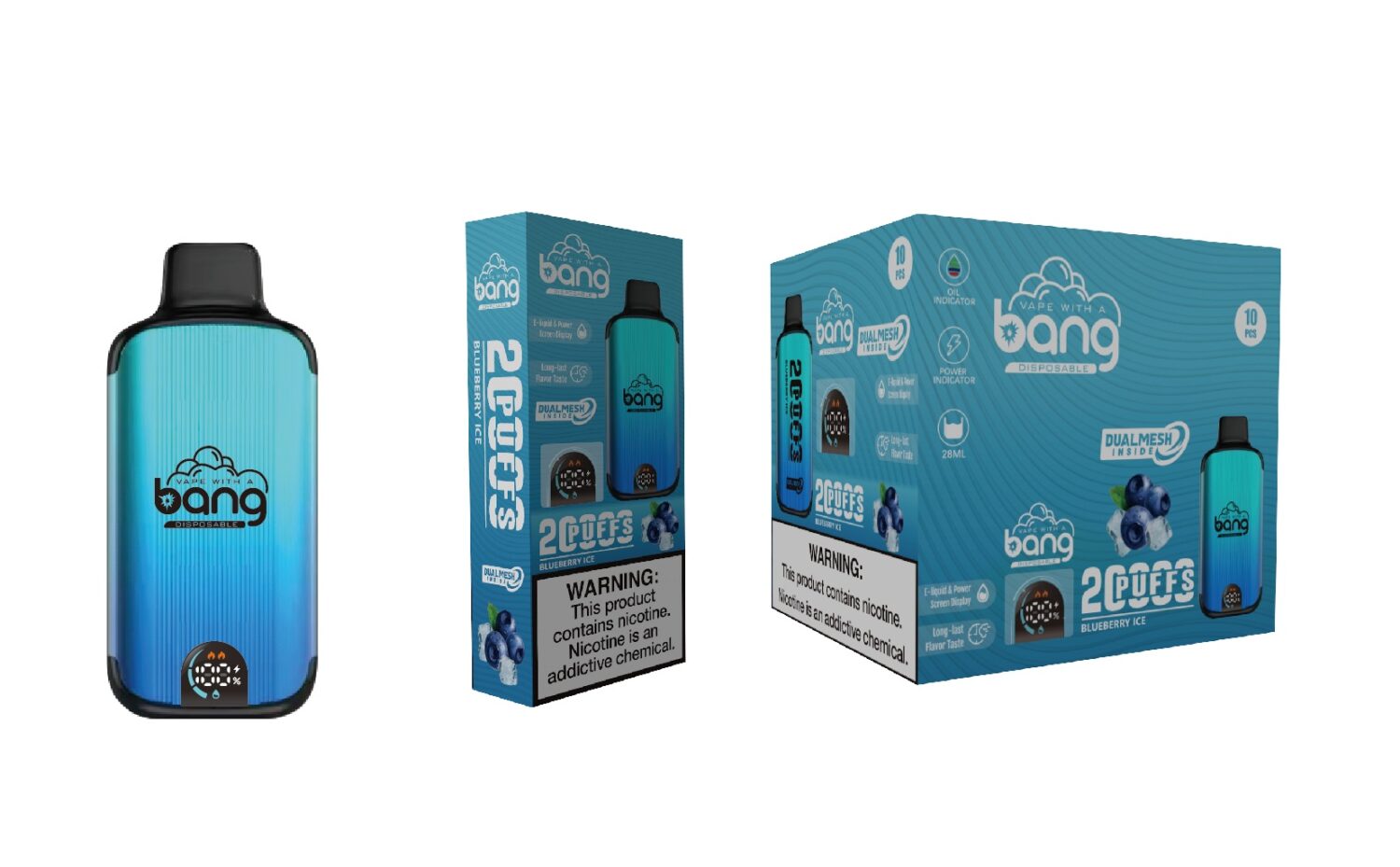 Bang 20000 Puffs - Display Screen - Disposable Vape
