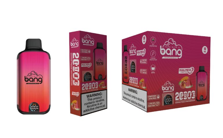 Bang 20000 Puffs - Display Screen - Disposable Vape flavors