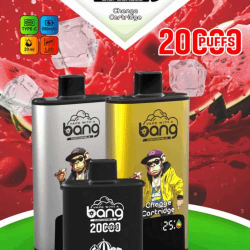 Bang 20000 Puffs - Replaceable Cartridge - Refillable Vape