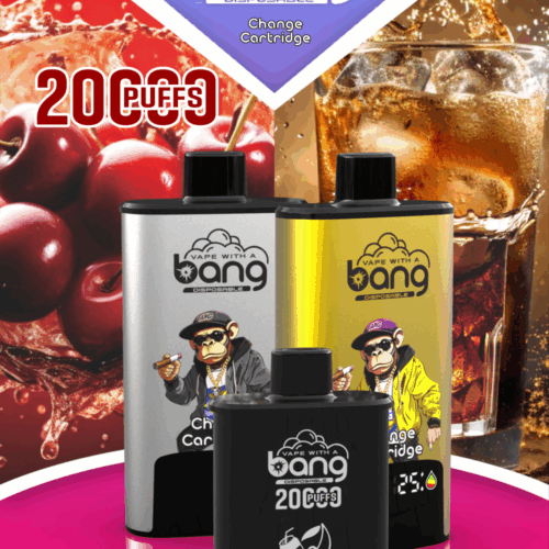 Bang 20000 Puffs - Replaceable Cartridge - Refillable Vape