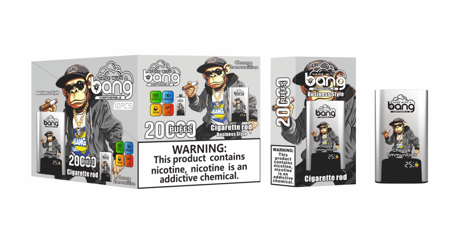 Bang 20000 Puffs - Replaceable Cartridge - Refillable Vape