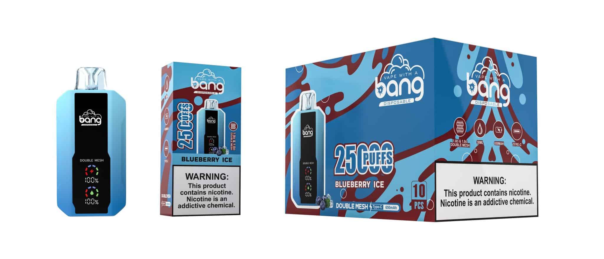 Bang 25000 Large Screen — Product Carton