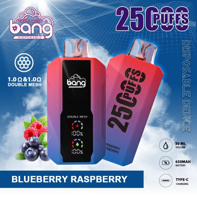 Bang 25000 Puffs - Display Screen - Disposable Vape overview