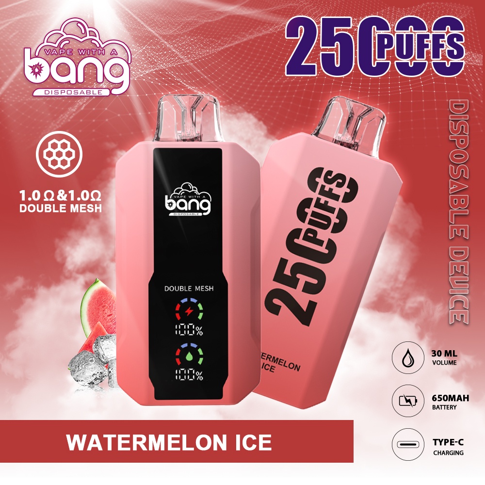Bang 25000 Puffs - Display Screen - Disposable Vape