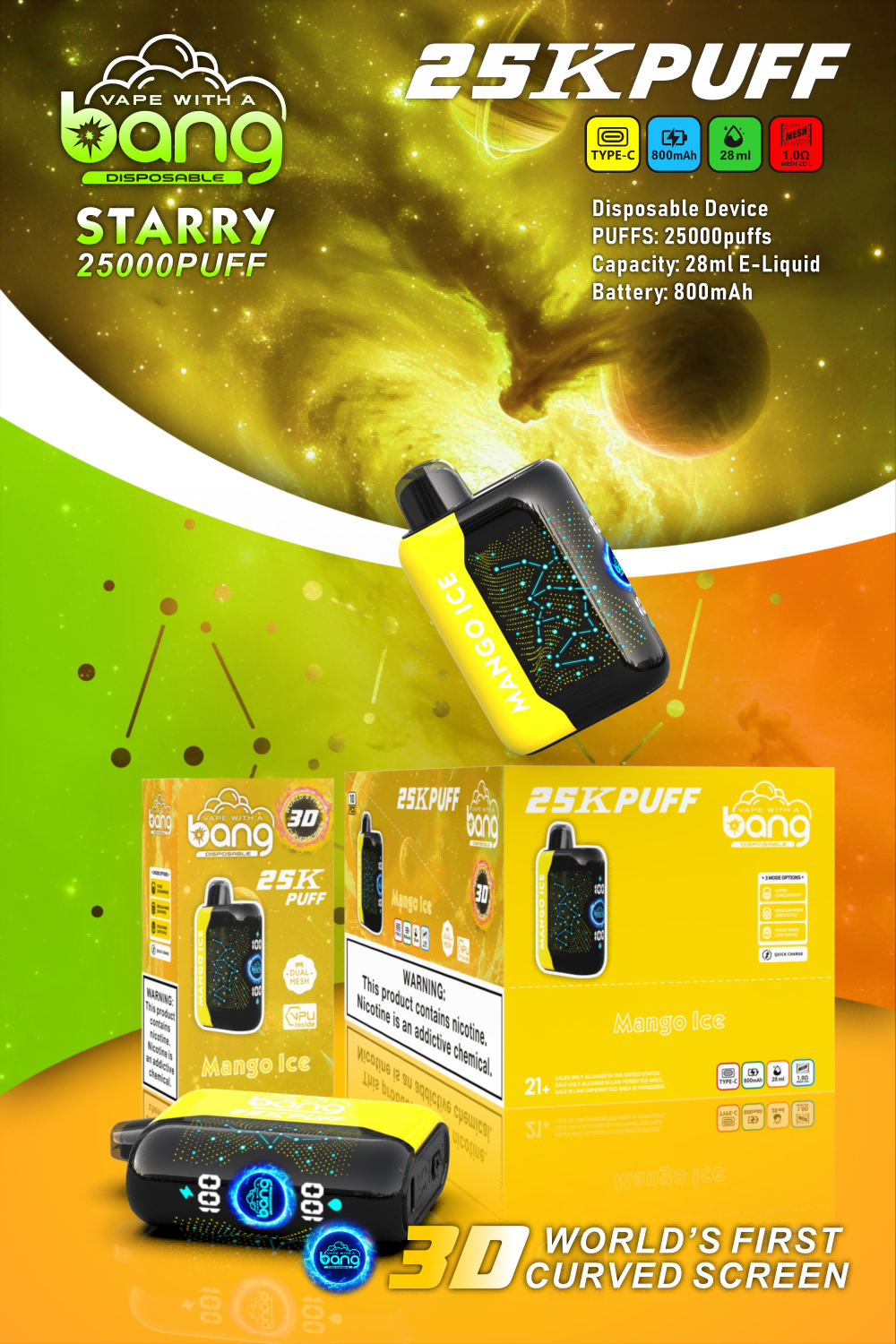 Bang 25000 Puffs - Starry - Disposable Vape