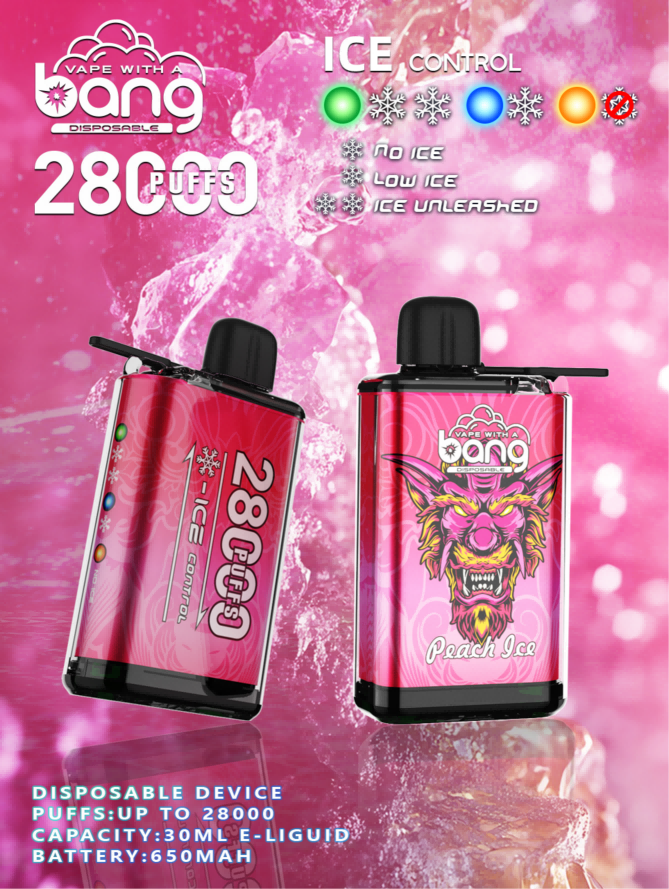 Bang 28000 Puffs - Adjustable Ice Level - Disposable Vape