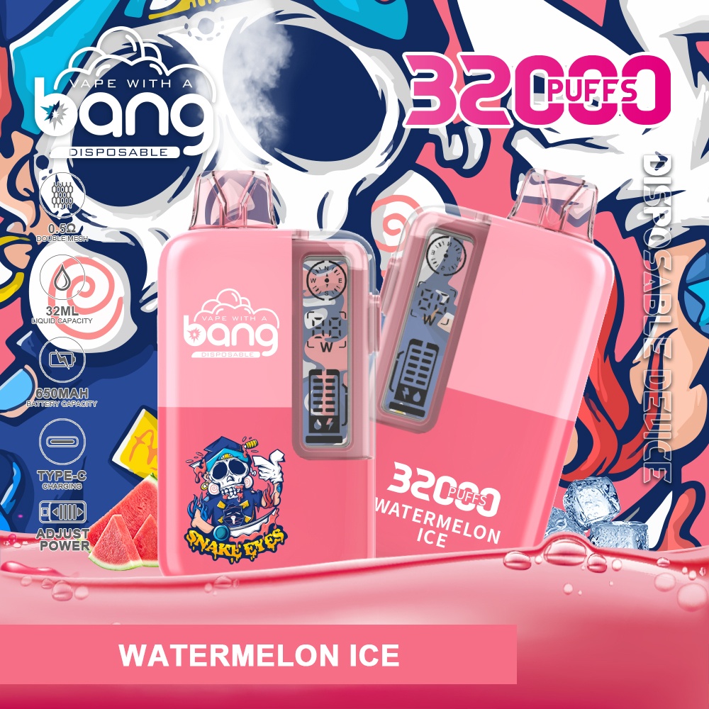 Bang 32000 Puffs - Adjustable Wattage - Disposable Vape