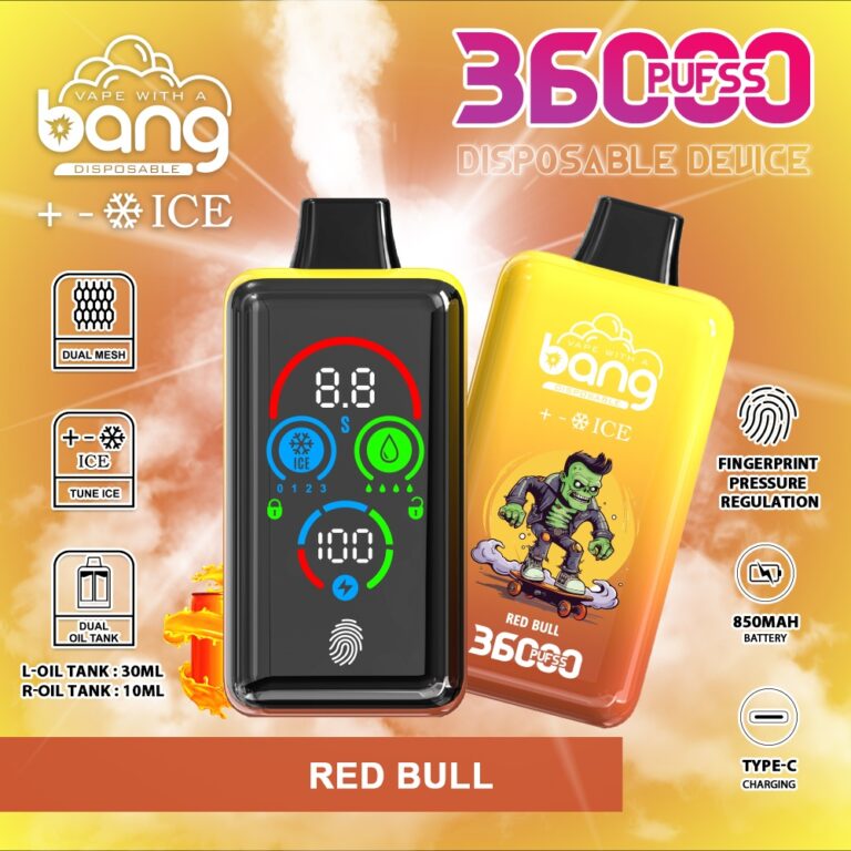 Bang 36000 Puffs - Adjustable Ice Level - Disposable Vape overview