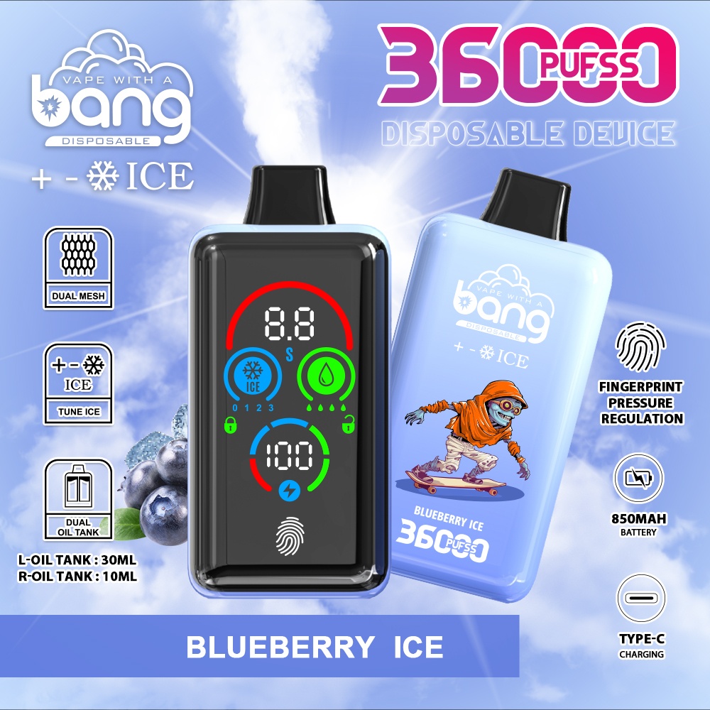 bang 36000 puffs adjustable ice vape