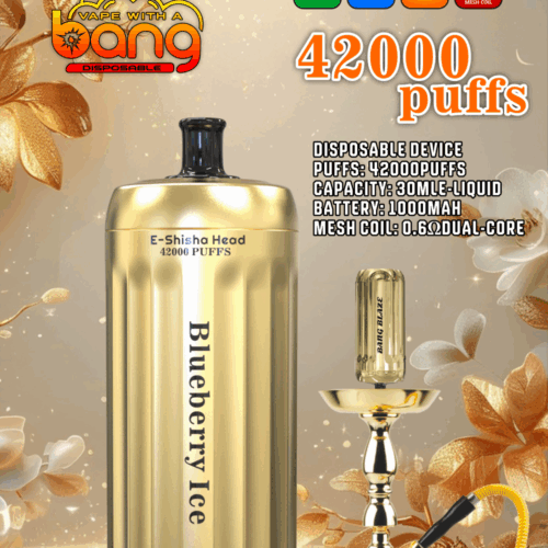 Bang Blaze 42000 Puffs - Gold - Shisha / Hookah - Disposable Vape