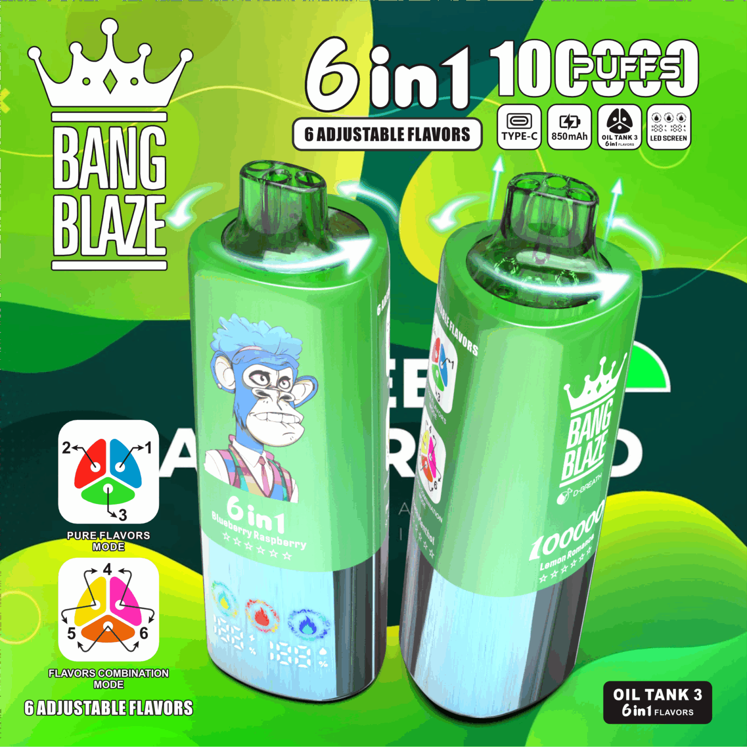 multi flavour vape