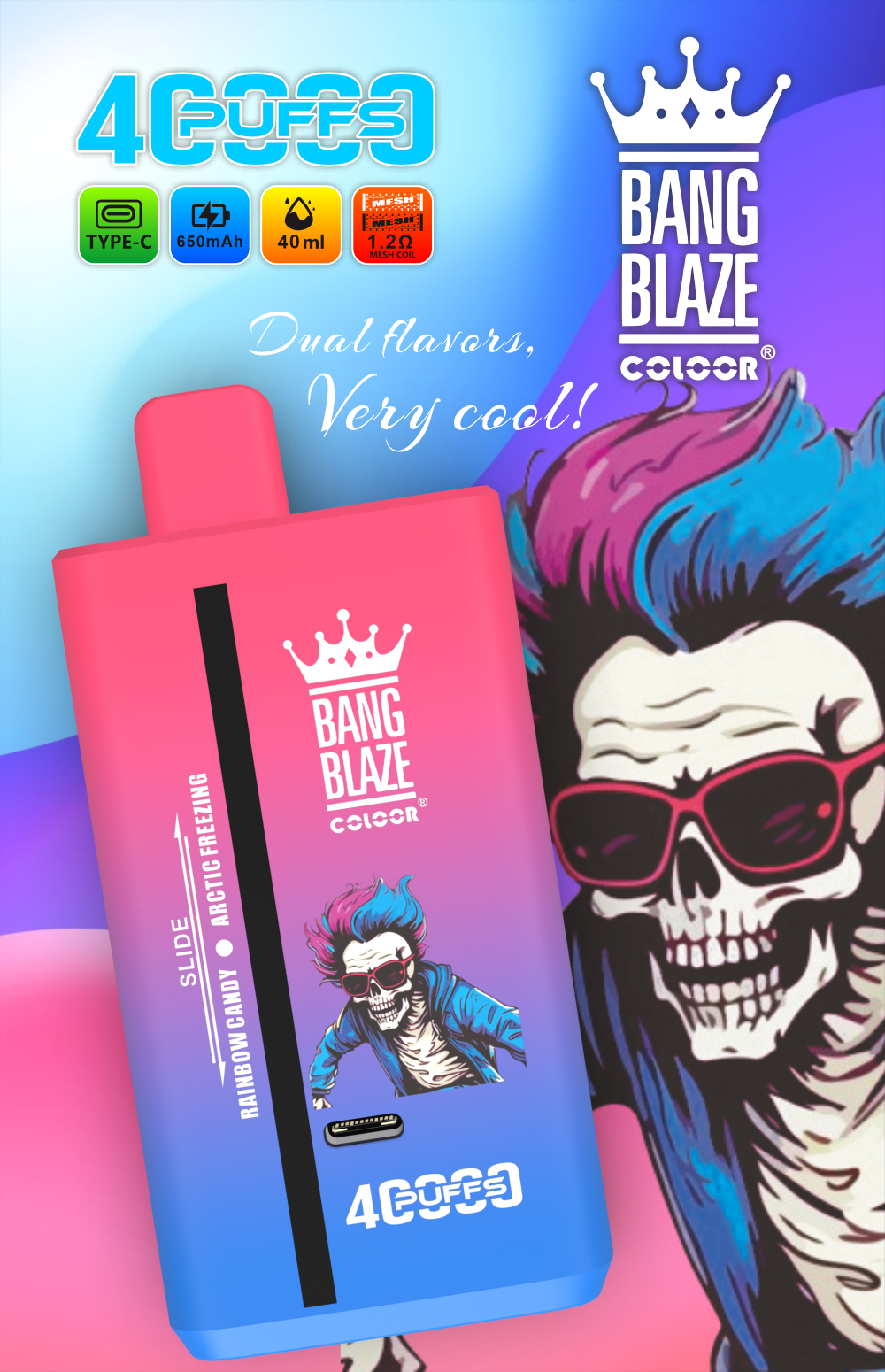 Bang Blaze 40000 Puffs - Dual-Flavor - Disposable Vape
