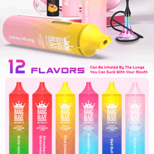 Bang Blaze 40000 Puffs Shisha/Hookah - Refillable Vape
