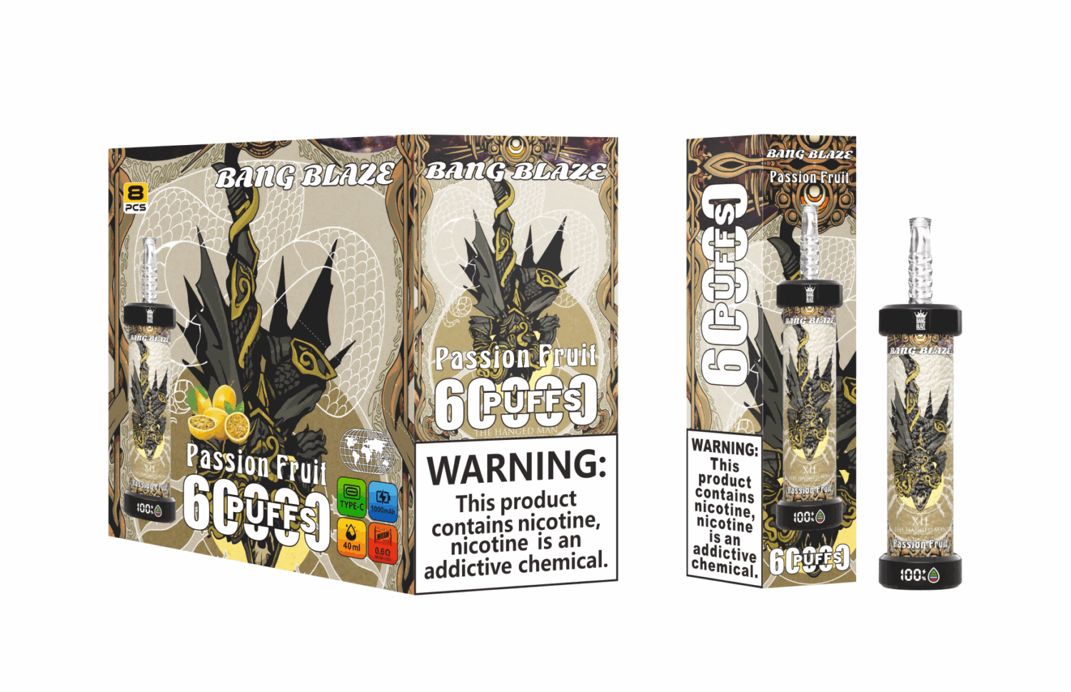 Bang Blaze 60000 Puffs - Shisha / Hookah - Disposable Vape