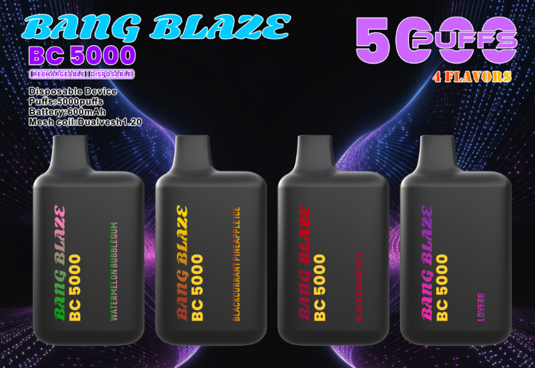 Bang Blaze BC 5000 Puffs - Disposable Vape specifications