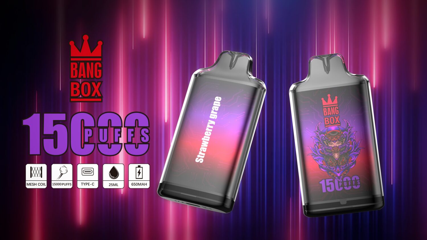 Bang Box 15000 Puffs - Crystal Design- Disposable Vape