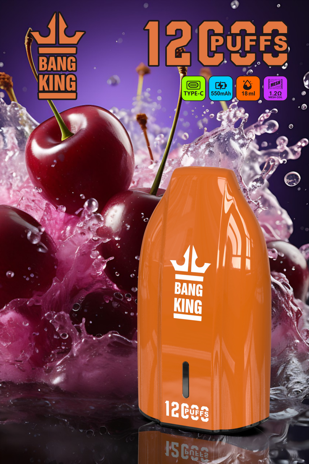 Bang King 12000 Puffs Key Poster