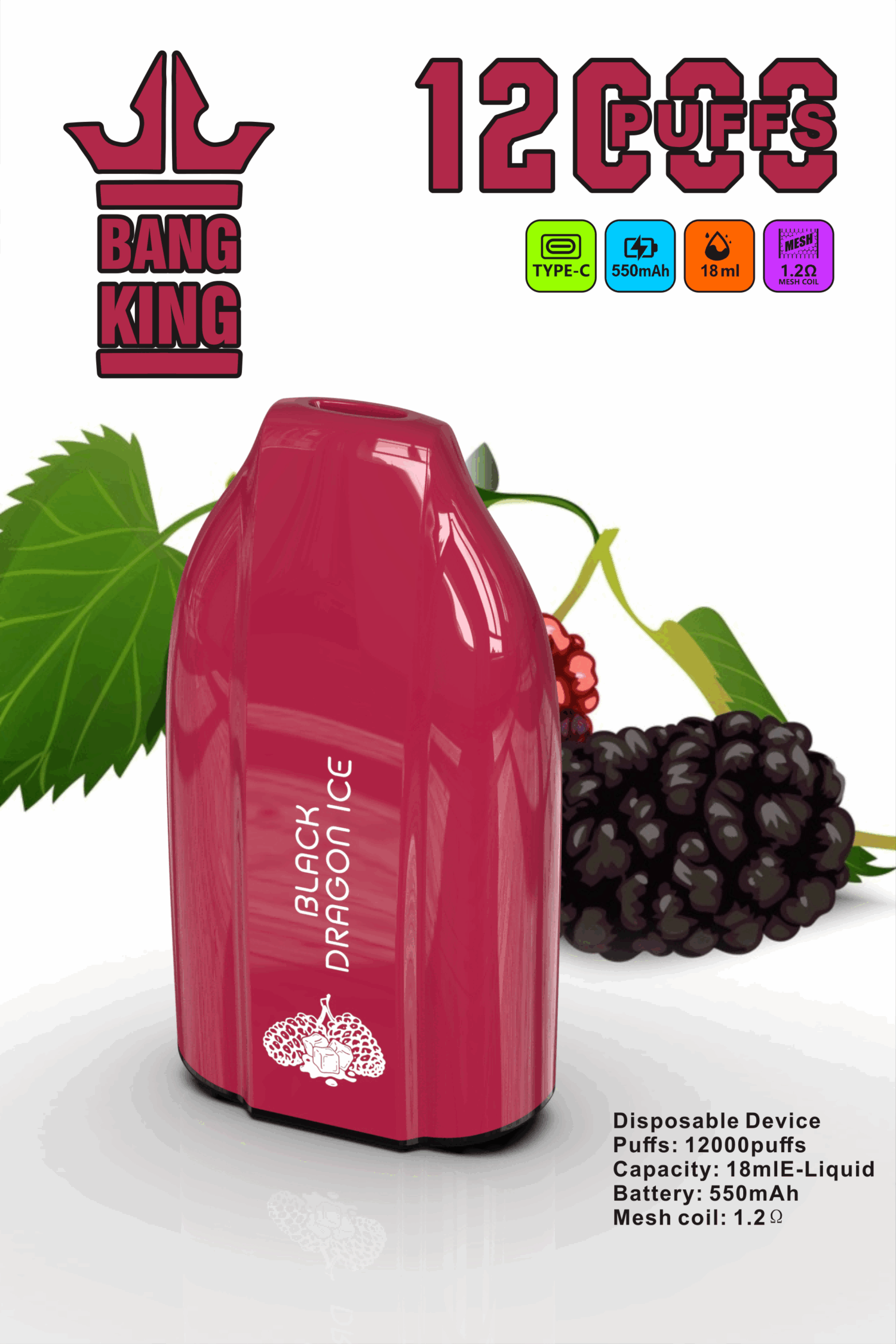 Bang King 12000 Puffs Key Poster1