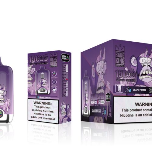 Bang King 15000 Puffs - Display Screen - Disposable Vape