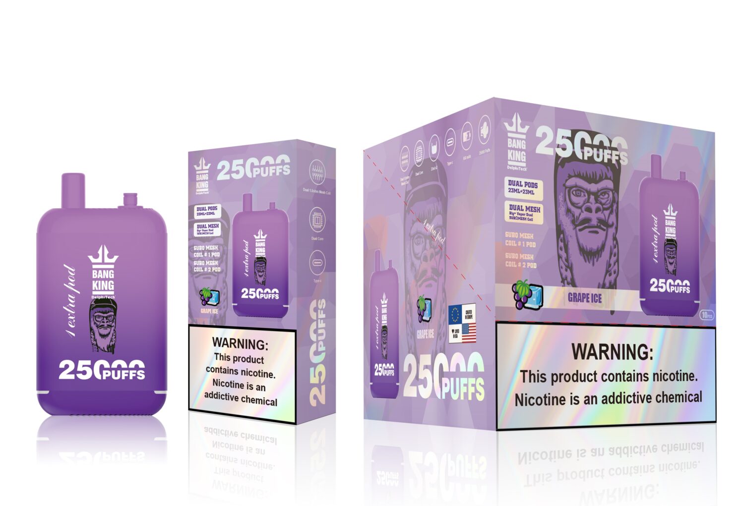 Bang King 25000 Puffs - Dual Pods - Disposable Vape