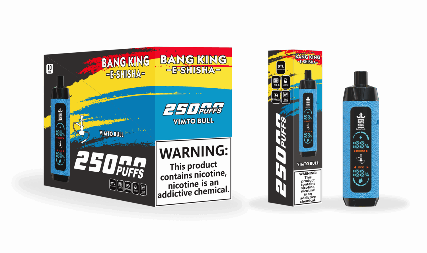 Bang King 25000 Puffs - Shisha / Hookah - Disposable Vape