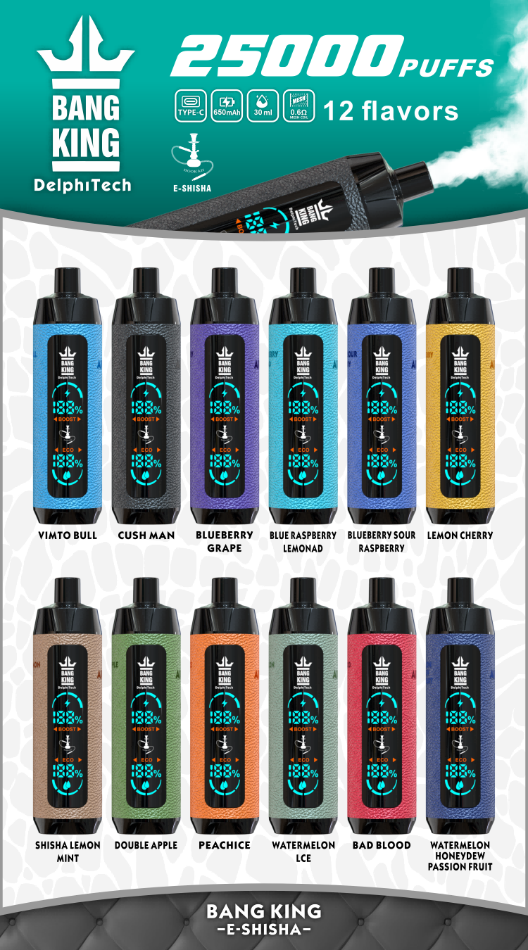Bang King 25000 Puffs - Shisha / Hookah - Disposable Vape