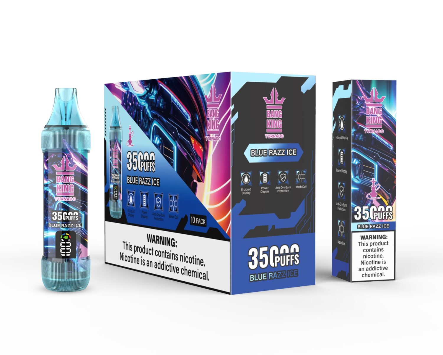 Bang King Tornado 35000 Puffs - Shisha / Hookah – Disposable Vape