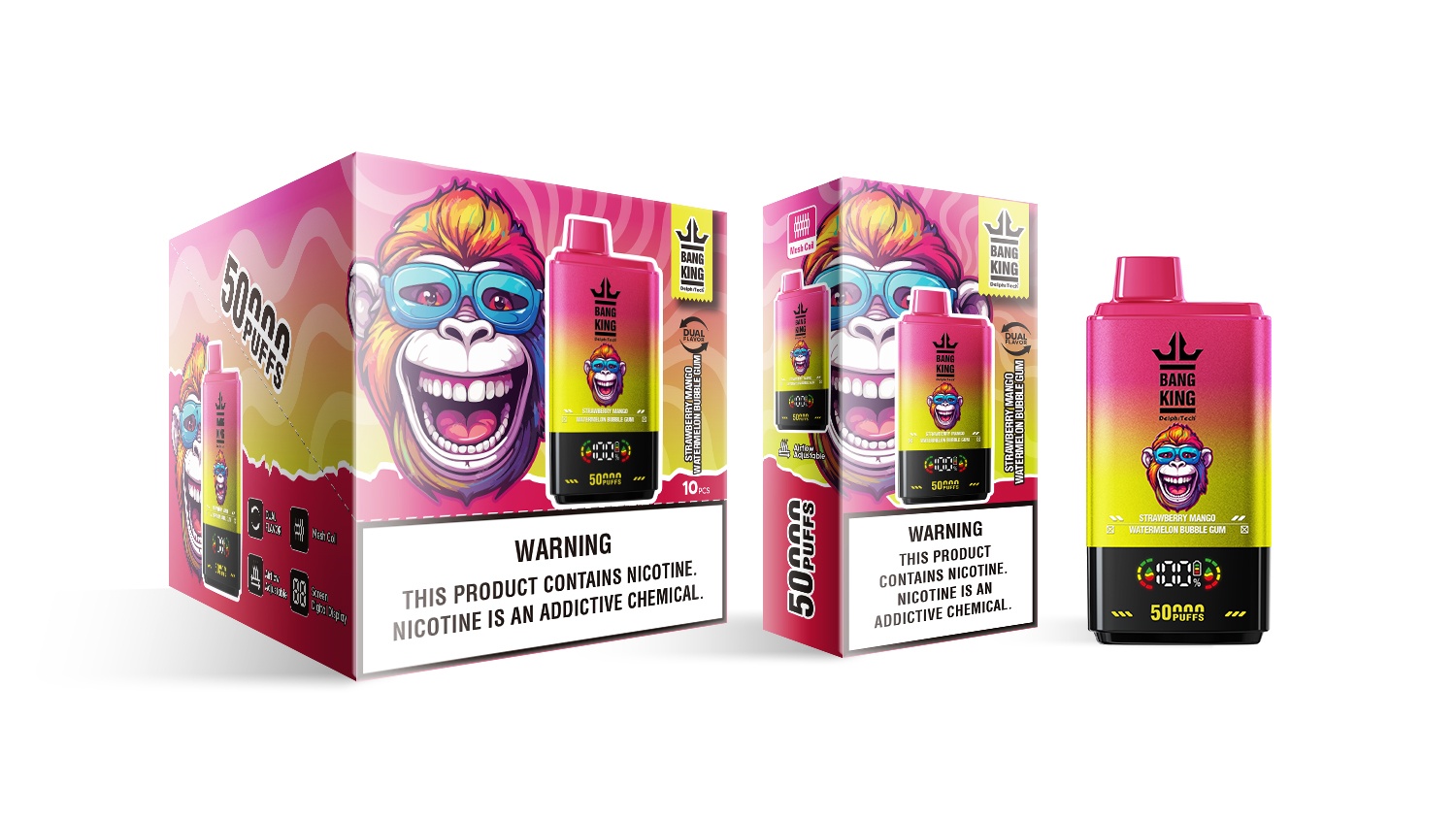 Bang King 50000 Puffs - Dual-Flavor - Disposable Vape