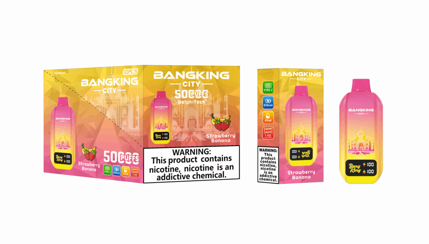 Bang King 50000 Puffs – World Cities - Disposable Vape