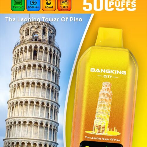 Bang King 50000 Puffs – World Cities - Disposable Vape