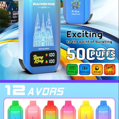 Bang King 50000 Puffs – World Cities - Disposable Vape