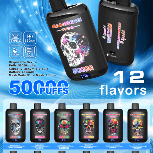Bang King Twins 50000 Puffs - Dual-Flavor- Disposable Vape