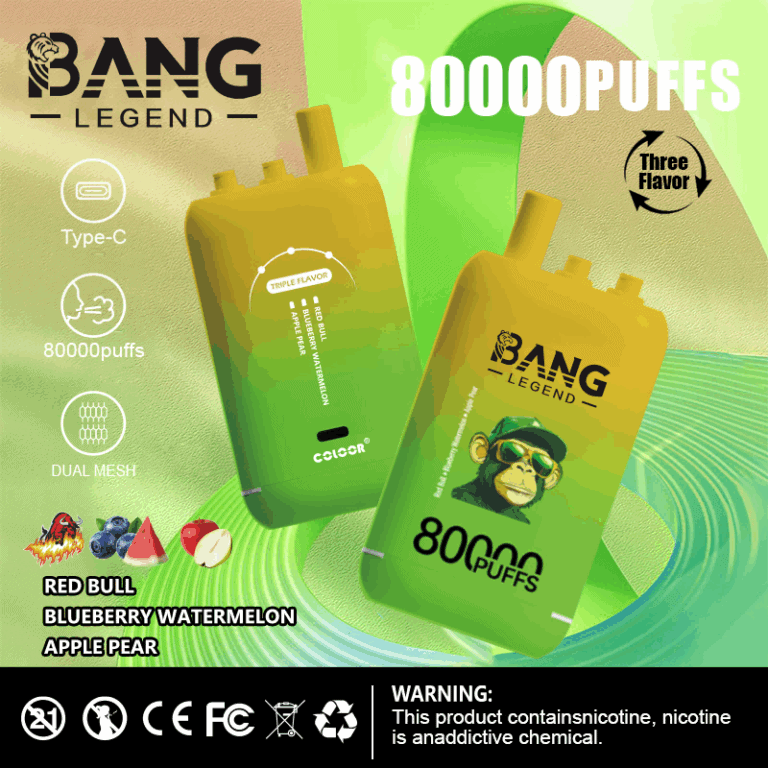 Bang Legend 80000 Puffs - 3 in 1 Flavor - Disposable Vape overview