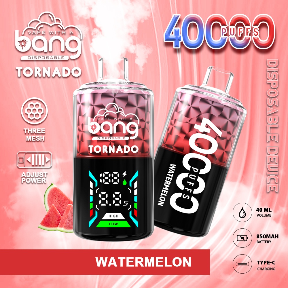 Bang Tornado 40000 Puffs - Shisha / Hookah - Disposable Vape