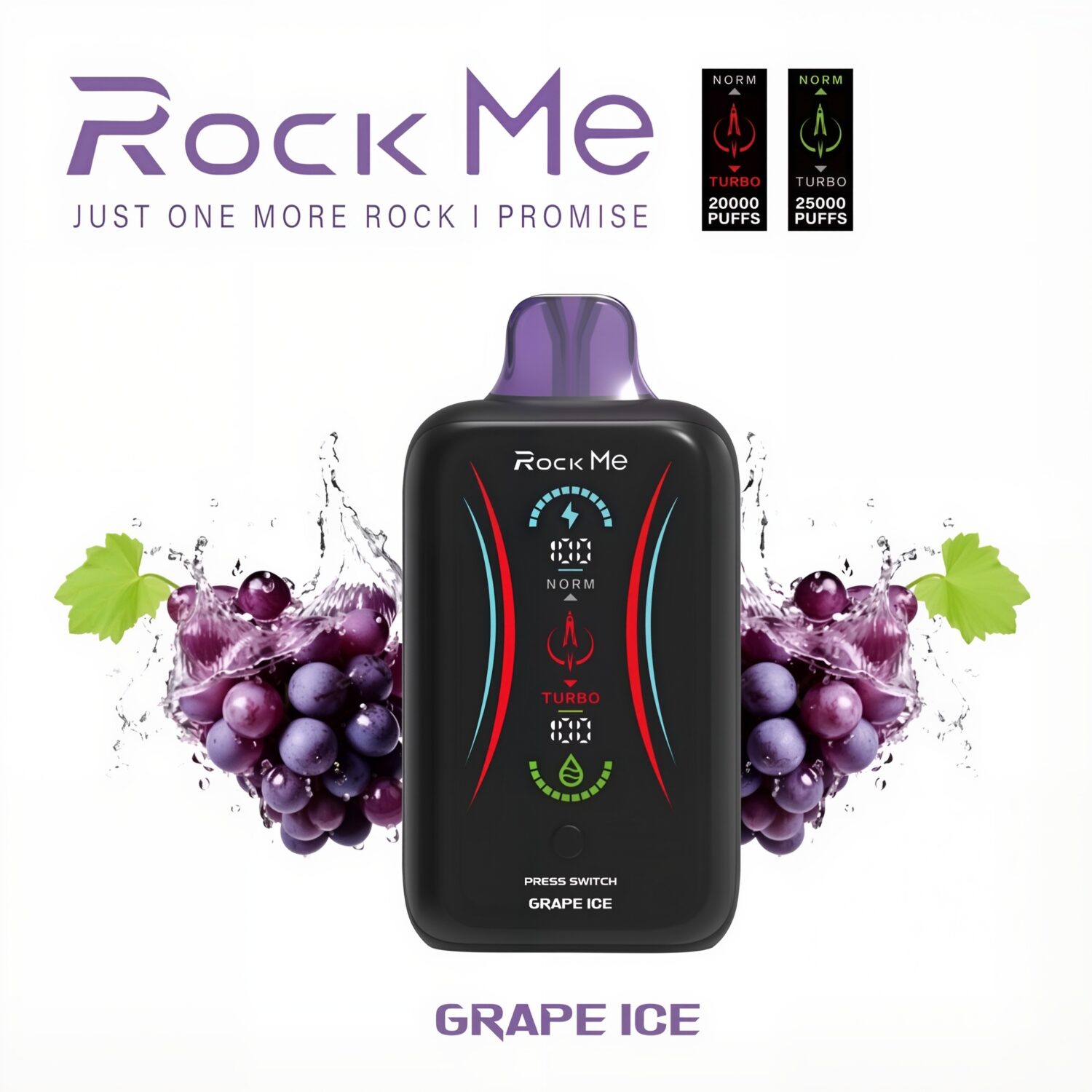 ROCK ME RM 25000 Puffs - Disposable Vape