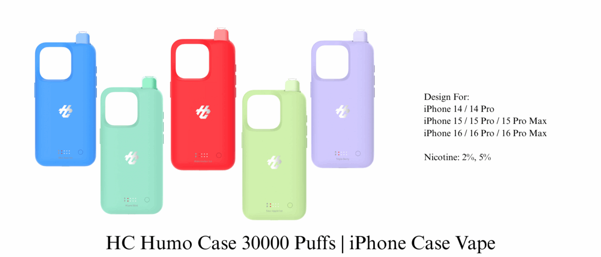 Humo Case 30000 Puffs | iPhone Case Vape