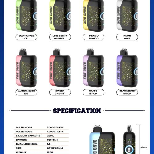 Bang Box Turbo 42k Puffs Starry - Disposable Vape