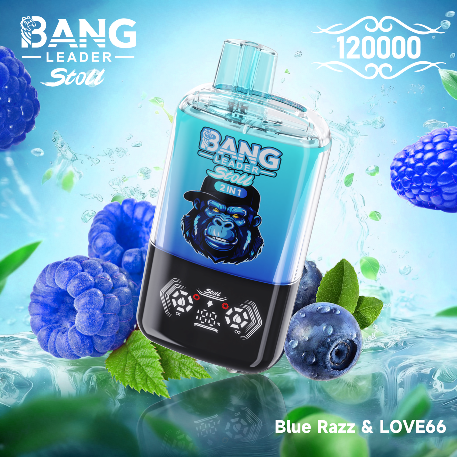 Bang Leader Stoll 120k Puffs - Switchable Dual Flavor - Disposable Vape