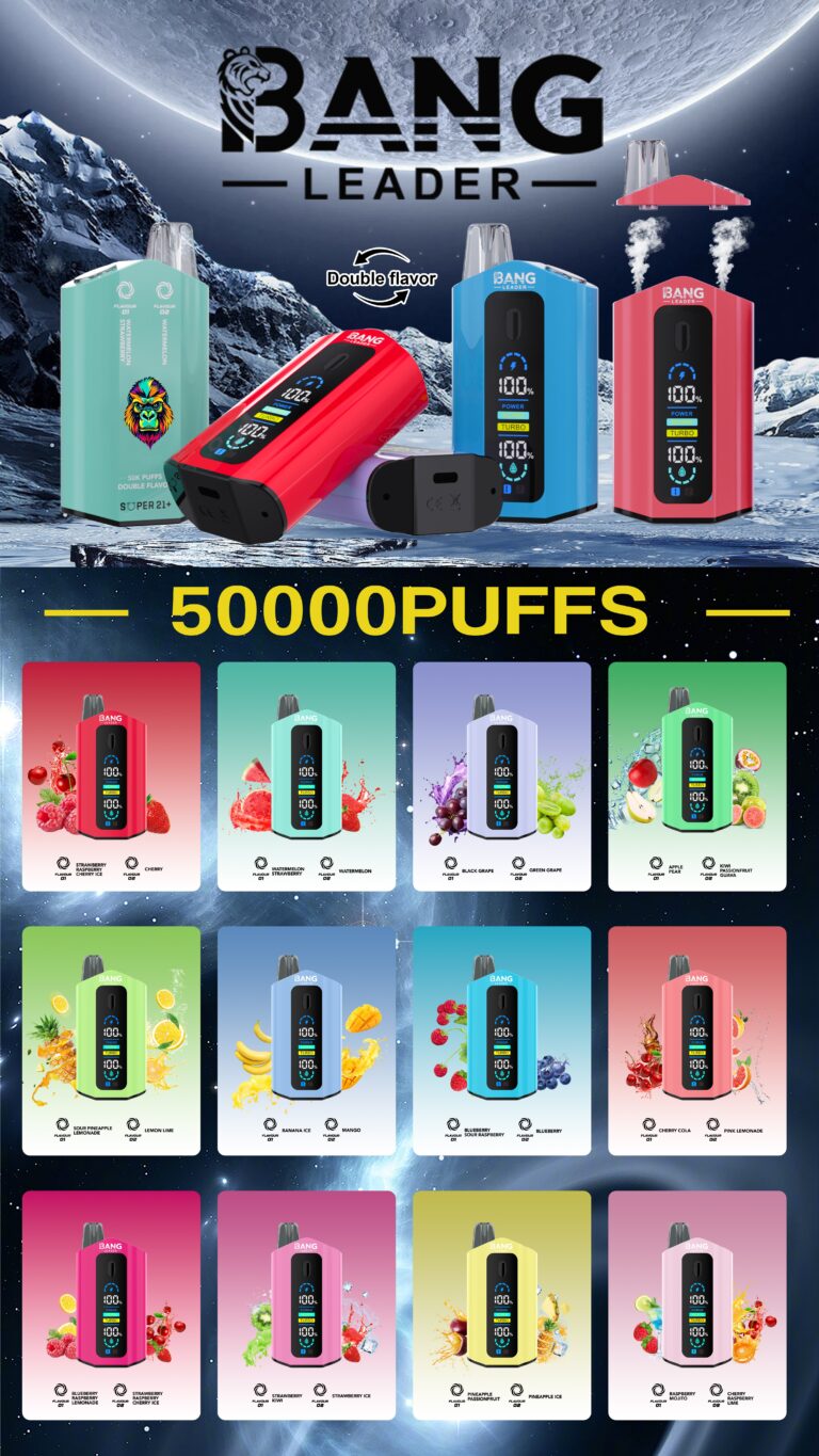 Bang Leader 50k Puffs Dual Flavor flavors
