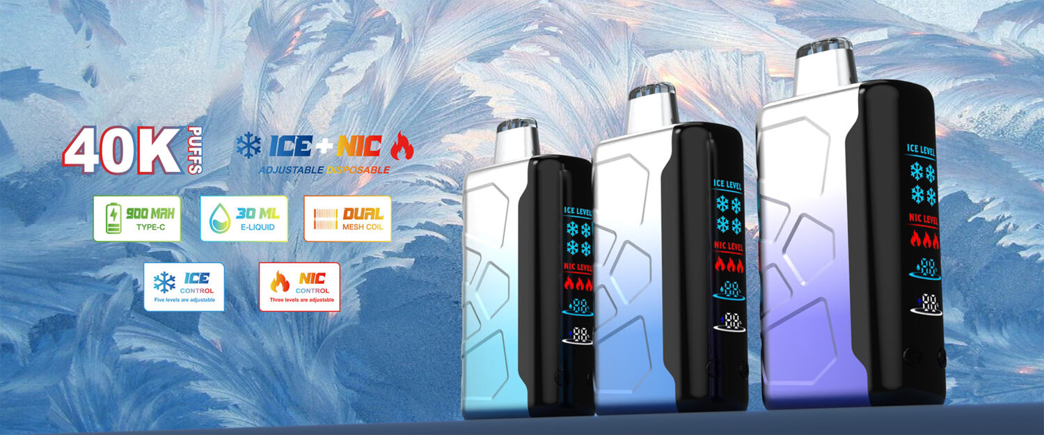 Luckee 40k Puffs - Ice & Nic Adjustable