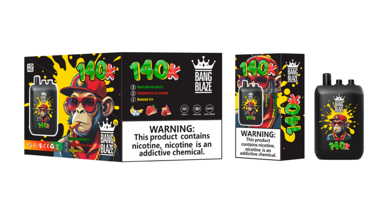 Bang Blaze 140k Puffs - Switchable 3 Flavors - Disposable Vape flavors