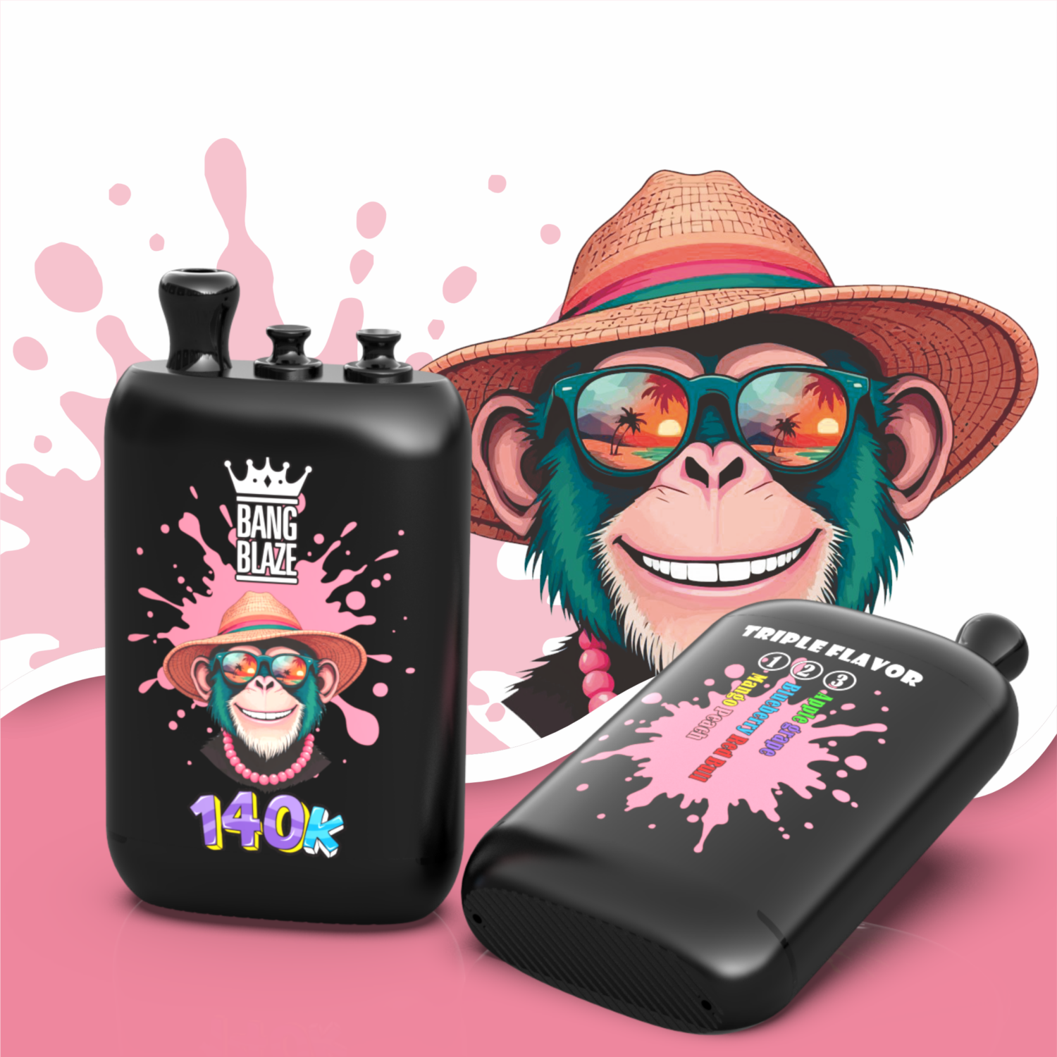 Bang Blaze 140k Puffs - Switchable 3 Flavors - Disposable Vape