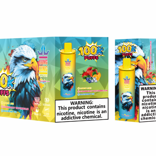 Bang King 100k Puffs - 3 in 1 Flavor - Disposable Vape