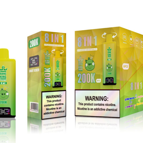 bang king 200k 8 in 1 angry bird - pack Bang King 200k Puffs Angry Bird 8 in 1 - Disposable Vape