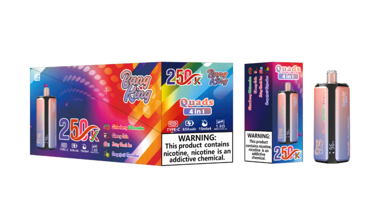 Bang King 250k Puffs 4 in 1 Flavors - Disposable Vape wholesale and shipping