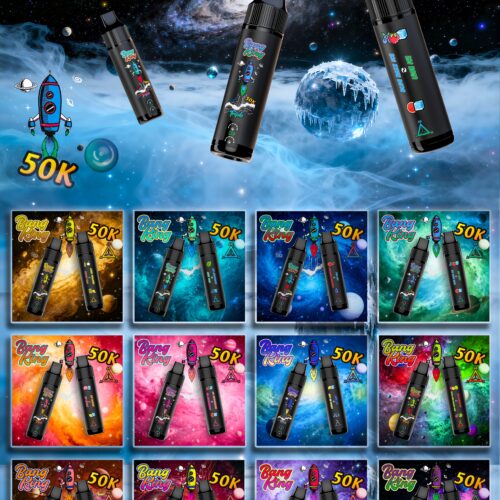 bang king 50000 3 in 1 - poster Bang King 50k Puffs 3 in 1 Flavors - Rocket - Disposable Vape